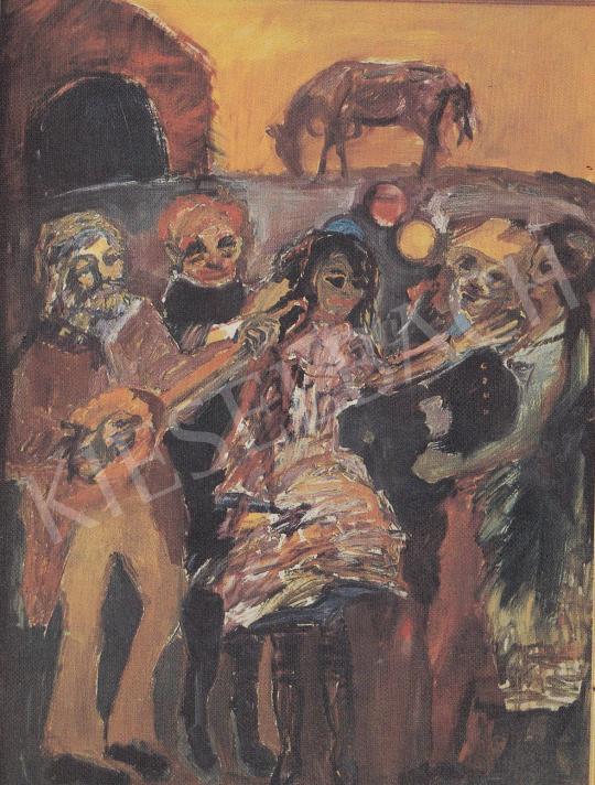 Fejes, István - Village Idiot painting