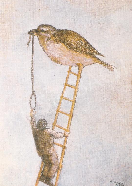  Roland Topor - Csip-csip, 1974 festménye