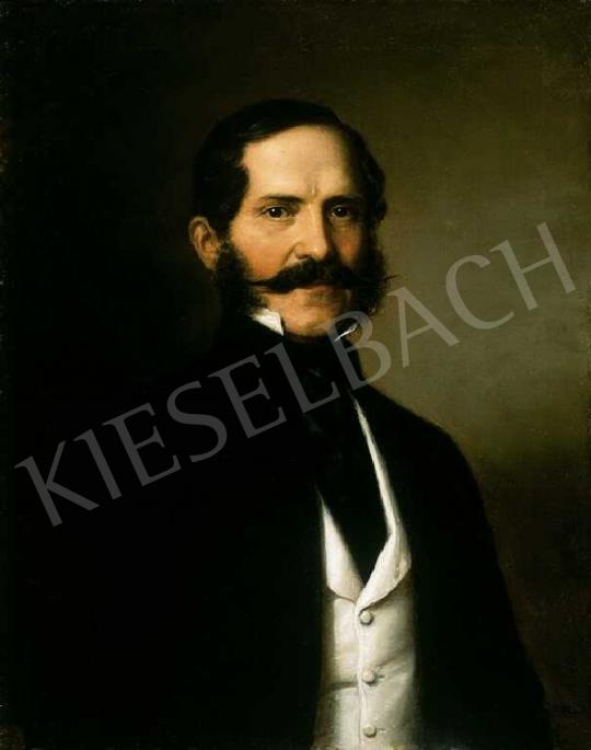 Barabás, Miklós - The Portrait of János Zoltán, Lajos Kossuth's Financial Under Secretary | 15th Auction auction / 40 Lot