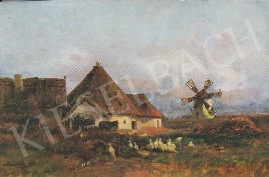 Mészöly, Géza - Partial view of Szentiván, 1883 painting