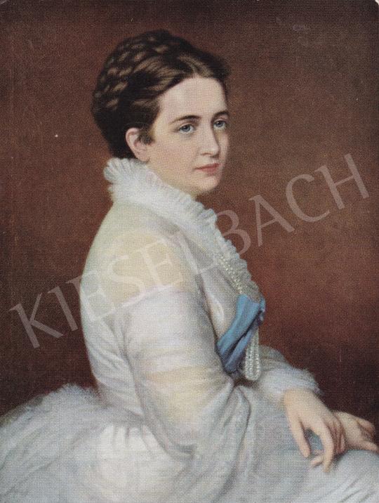 Barabás, Miklós - Portrait of Mrs. István Bittó painting