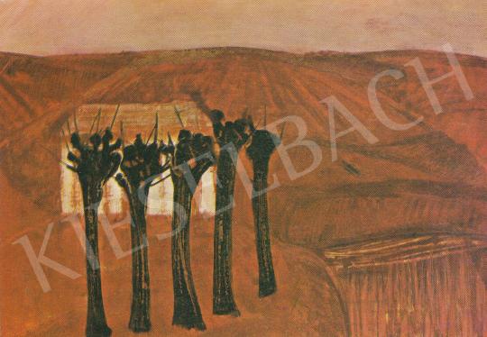 Orosz, János - Five Trees, 1962 painting