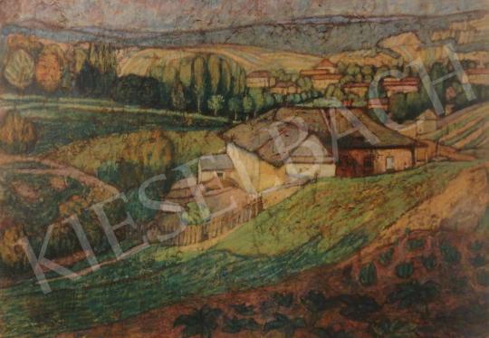  Kővári Szilárd - Panoráma a Kálvária dombról, 1910-1914 festménye