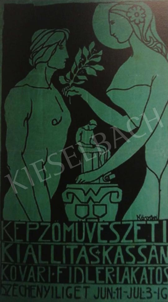  Kővári, Szilárd - Poster for the Kővári-Fidler-Lakatos's Exhibition, 1911 painting