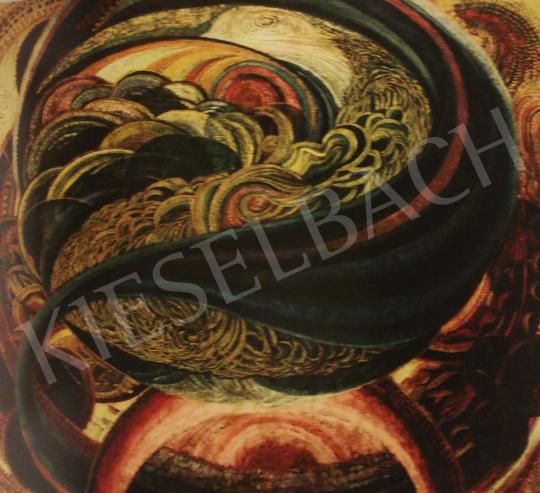  Jaszusch Antal - Szabad Kompozíció III. A halál bolygója, 1922-1924 festménye