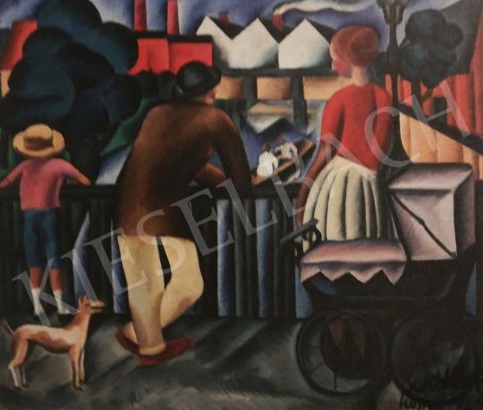  Schiller, Géza - Urban Motive, 1924 painting
