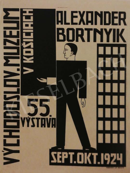  Bortnyik Sándor - Poszter a Vychodoslovenské Múzeum 55. kiállításához, 1924 festménye