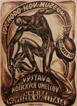  Krón, Jenő - Poster for the Exhibition of Kosice Artists, 1923 