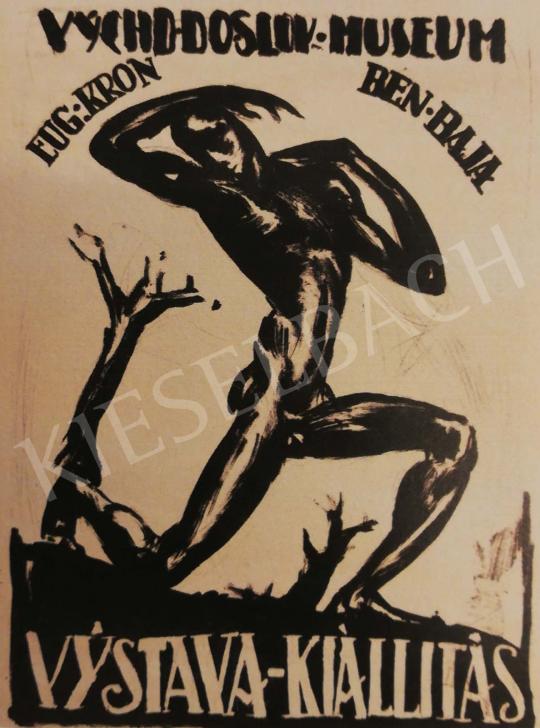  Krón, Jenő - Poster for the Exhibition of Eugen Krón and Benedek Baja, 1922 painting