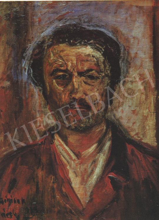  Kernstok, Károly - Self-Portrait, 1927 painting