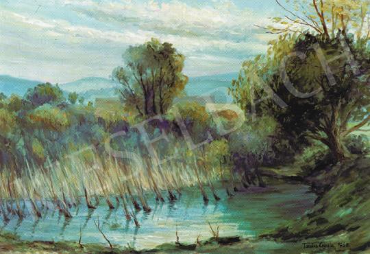  Gyula Takács - Reeds, 1968 painting