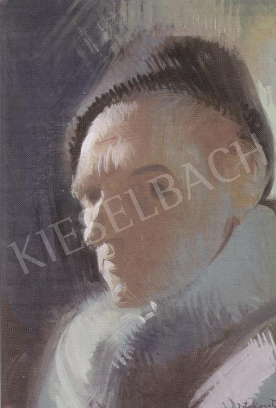  Istókovits, Kálmán - Self-Portrait painting