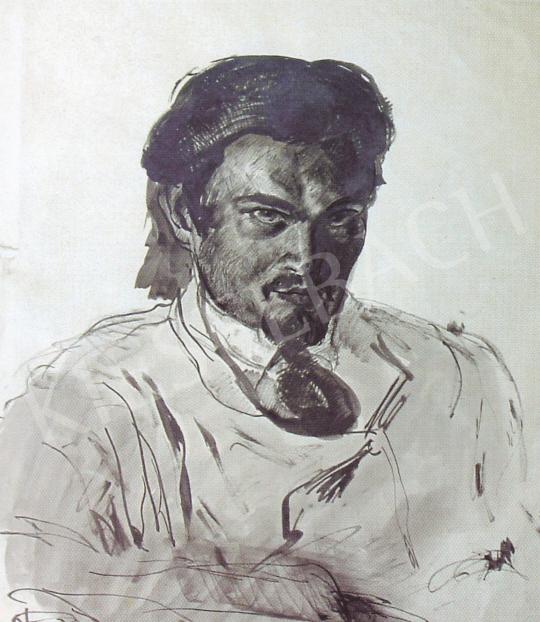 Jeges, Ernő - Self-Portrait, 1924 painting