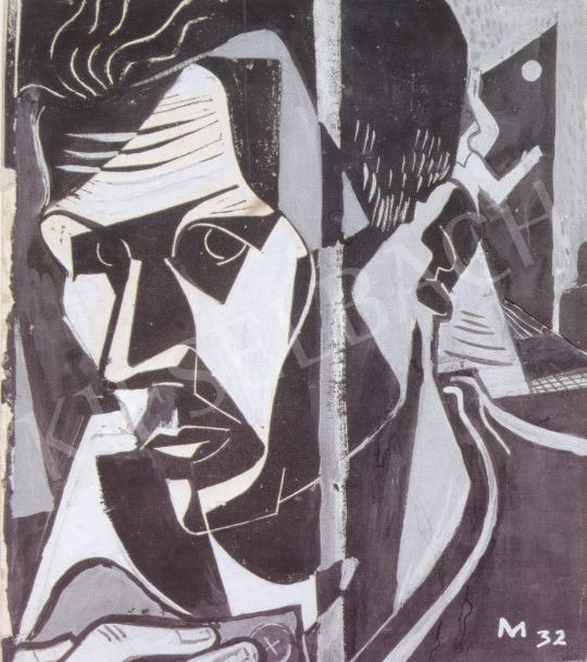 Medveczky Jenő - Önarckép, 1932 festménye