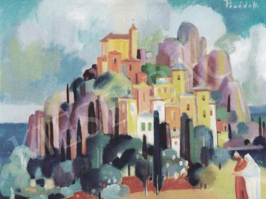  Pleidell János - Olasz táj festménye
