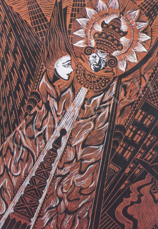 Tavaszy, Noémi (Tavaszy Sándorné, Tóth Jolán) - The Amazing Mandarin painting