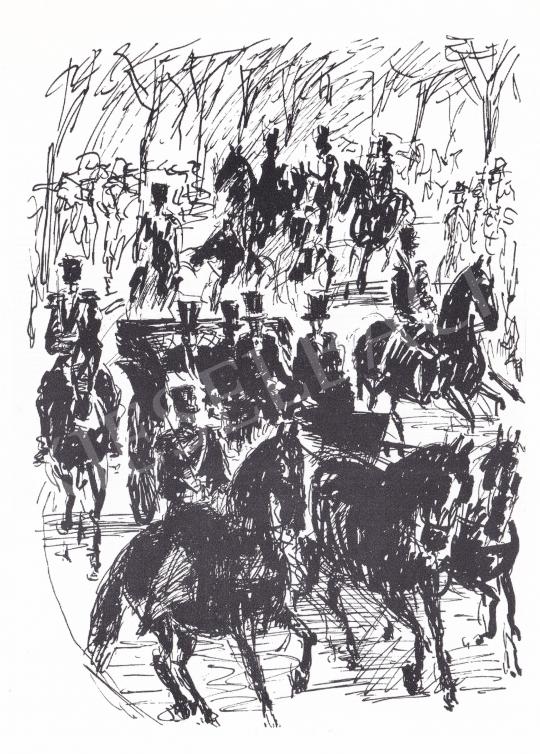 Szalay Lajos - Nagykövetek fogadása festménye