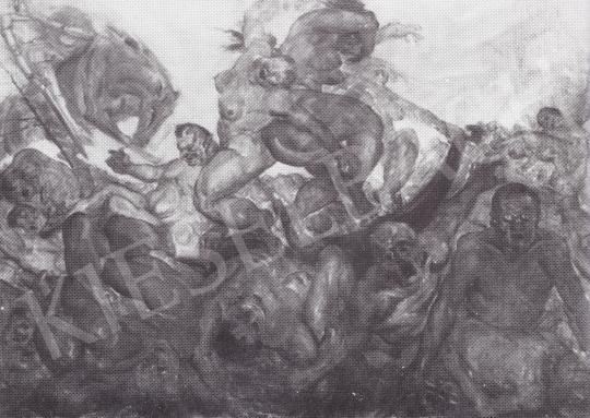  Ruzicskay György - Háború festménye