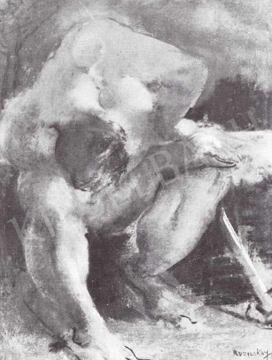  Ruzicskay György - Csüggedés festménye