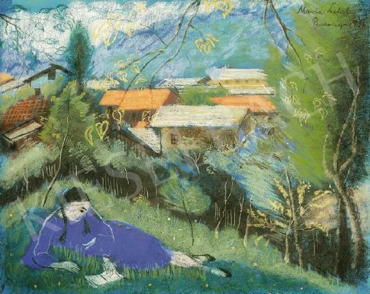 Lehel, Mária - Girl Reading in the Open Air | 15th Auction auction / 79 Lot