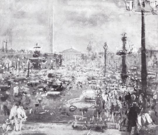  Ruzicskay György - Párizsi tér festménye