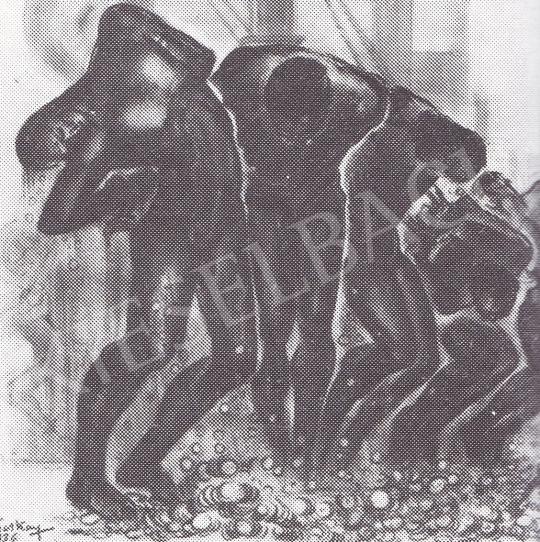  Ruzicskay György - Kizsákmányolás festménye