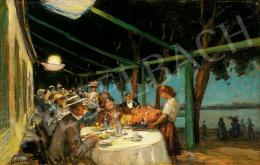Székely, Andor - Summer Evening in the Garden Restaurant 