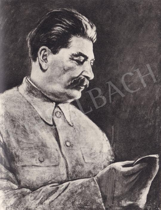  Pór, Bertalan - I. V. Stalin, 1950 painting