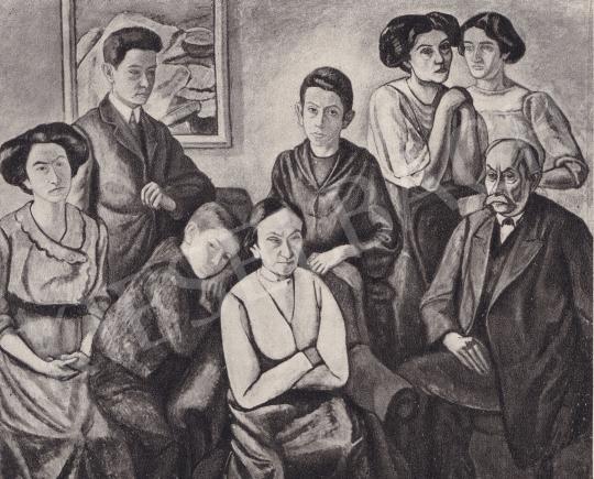  Pór, Bertalan - Family, 1909 painting