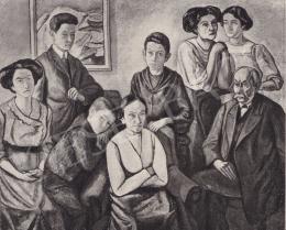  Pór, Bertalan - Family, 1909 