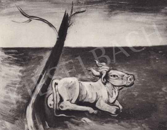  Pór, Bertalan - Bull, 1930 painting