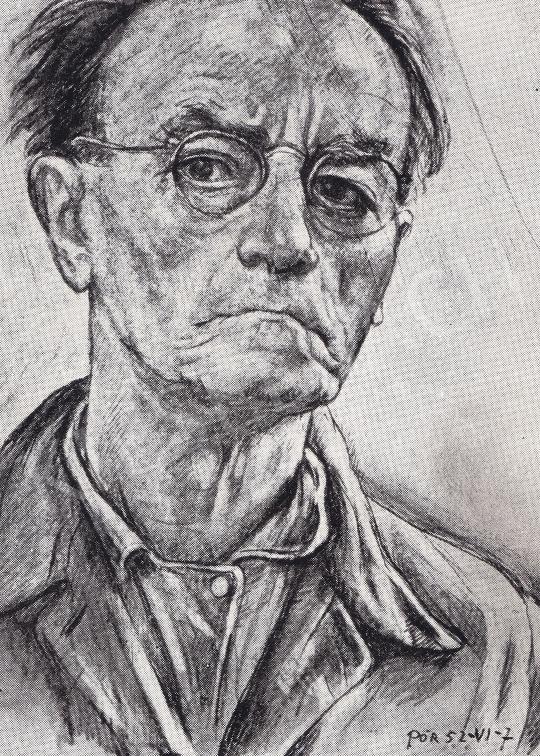  Pór, Bertalan - Self-Portrait painting