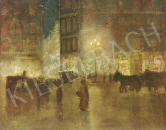 For sale  Unknown Hungarian painter, about 1930 - Evening Lights 's painting