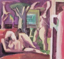  Hincz, Gyula - Nudes in Landscape, 1940s 