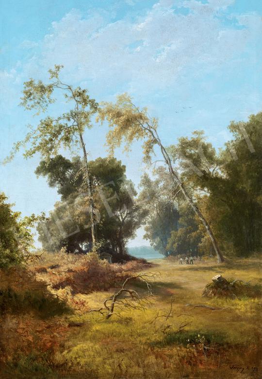 Eladó Telepy Károly - Káposztásmegyeri sziget, 1894 festménye