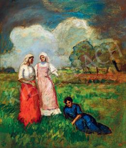  Iványi Grünwald, Béla - Girls on the Field, 1910-es évek 