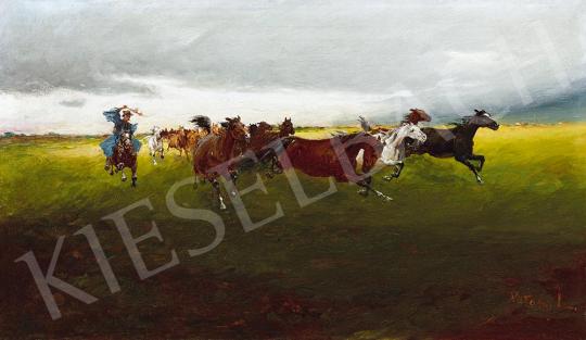  Pataky, László - Horses Gallopping painting