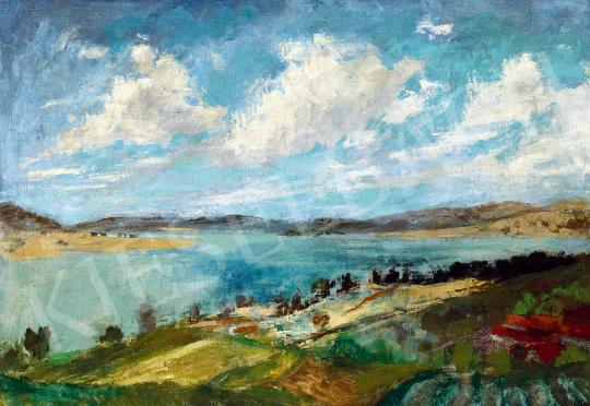  Szőnyi, István - Clouds over the Danube painting