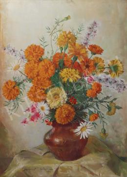  Szánthó, Mária - Flower Still Life, 1983 