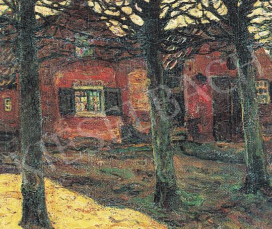  Perlmutter Izsák - Utcarészlet Hollandiában festménye