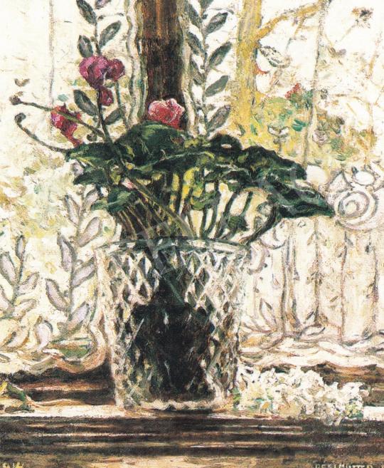  Perlmutter, Izsák - Cyclamen, 1914 painting