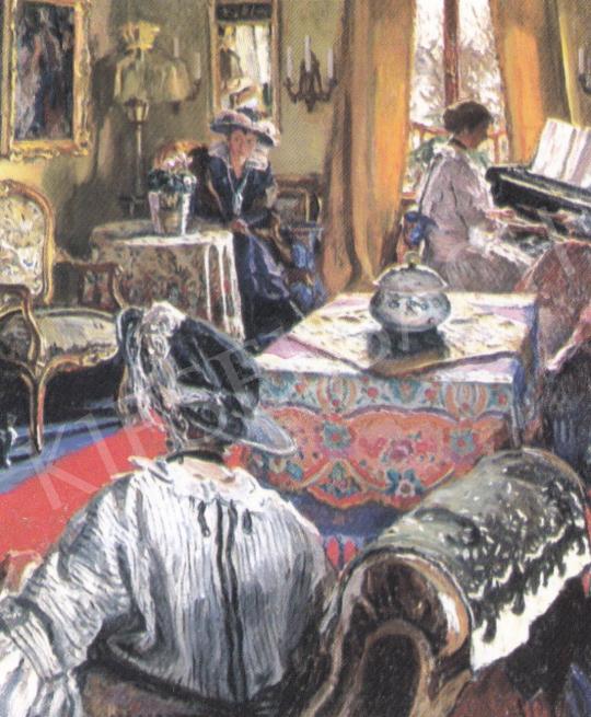  Perlmutter, Izsák - In the Salon painting