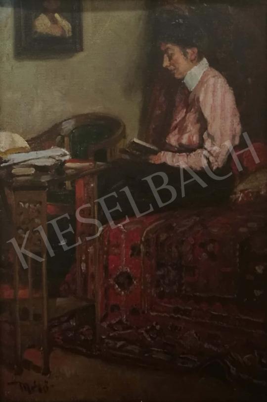 For sale Mérő, István - Reading Woman 's painting