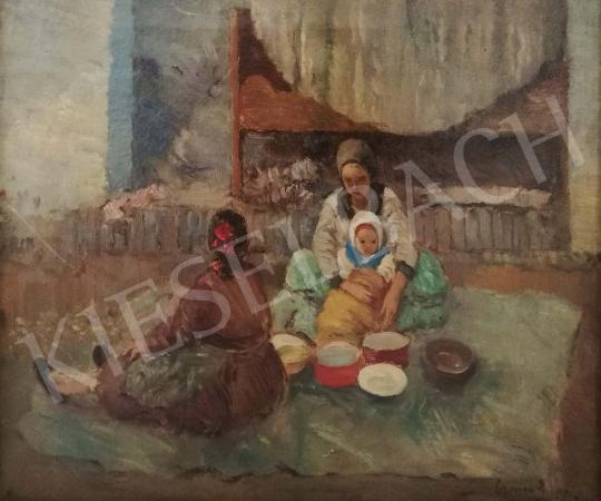 For sale  Czencz, János - Young Mother with her Child 's painting