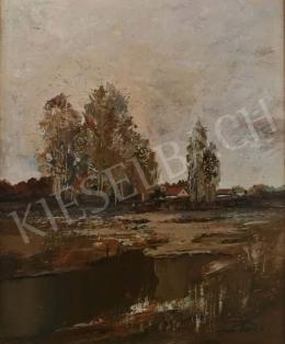  Szanthoffer, Imre - Landscape with House and Trees 