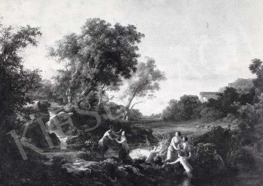 Id. Markó Károly - Faun és nymphák, 1859 festménye
