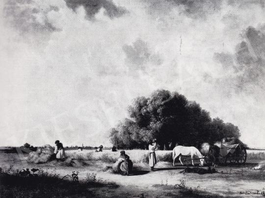 Böhm, Pál - Aratók, 1870 painting