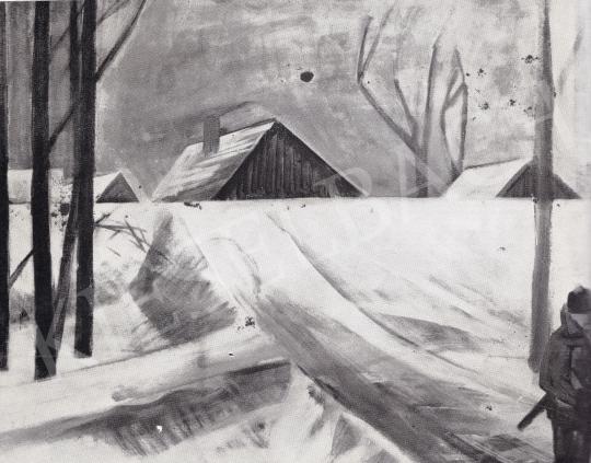  Szurcsik, János - Next to Rampart, 1962 painting