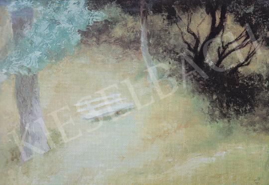  Szőnyi, István - Garden Bench, 1943 painting