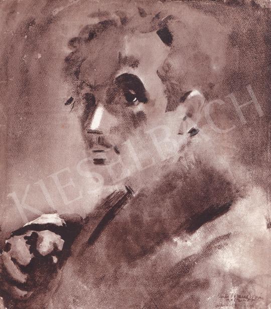  Csebi, Pogány István (Pogány István, Cs.) - Self-Portrait painting